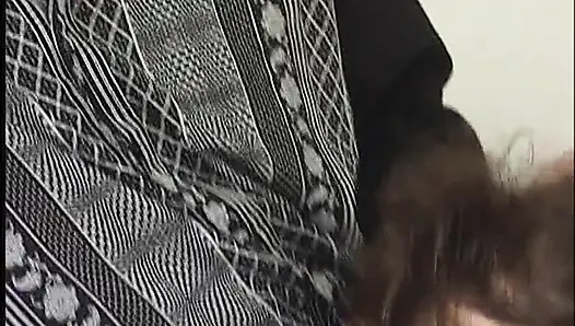 Matue lady in sexy white lingerie gets fucked in the office