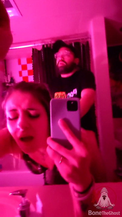Fucking My Milf Friend In Front of The Mirror | Clip 1