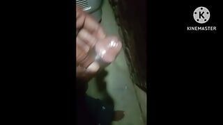 Vidéo de masturbation, scène nocturne avec moi