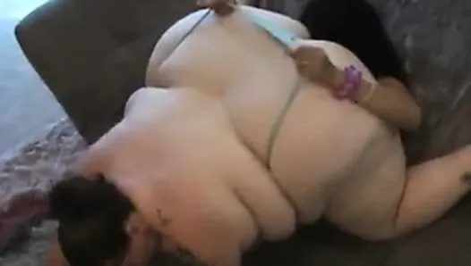 Face pounded by BBW Ass!
