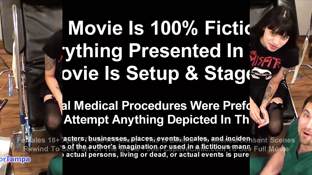 放荡的哥特式犹大被坦帕医生送去接受行为治疗