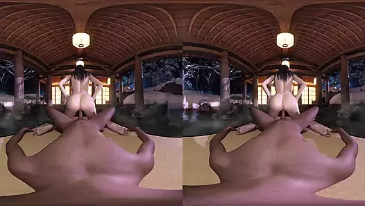 3D VR 主観, 巨乳アジアンリバースカウガール, 3D アニメーション VR