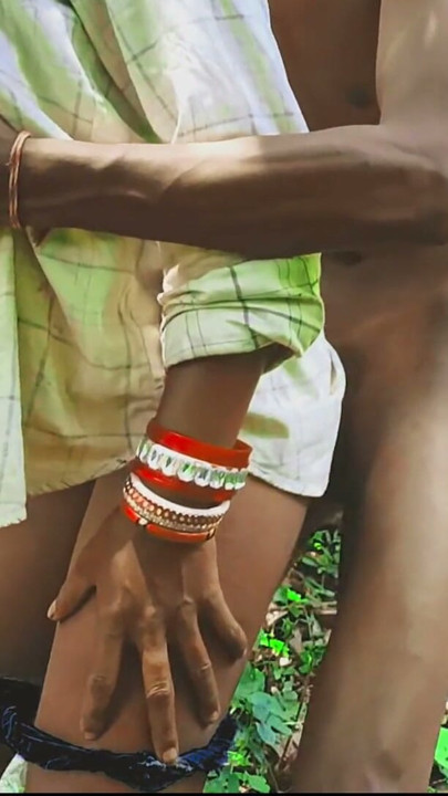 Outdoor rough sex with village young couple fucking so hard | Clip 2