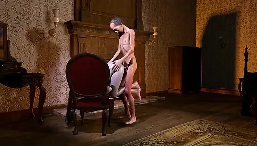 Alter asiatischer mann hämmert den arsch eines asiatischen mädchens hart