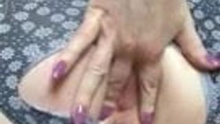 Step Mom ripping her panties to finger her bum