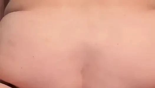 Bouncing on son in laws fat dick with my pussy and asshole and leaking huge cum load out my gaping asshole