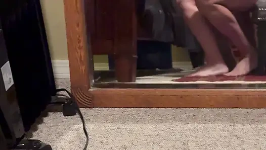 Komşu orta yaşlı seksi kadın çok iyi bir evli kadın