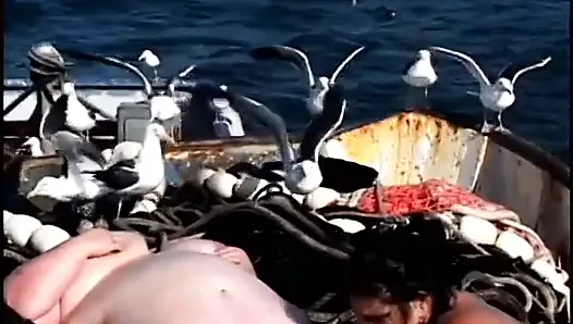 Dört azgın iri güzel cankurtaran destede oyuncaklarla birbirlerini sikiyor