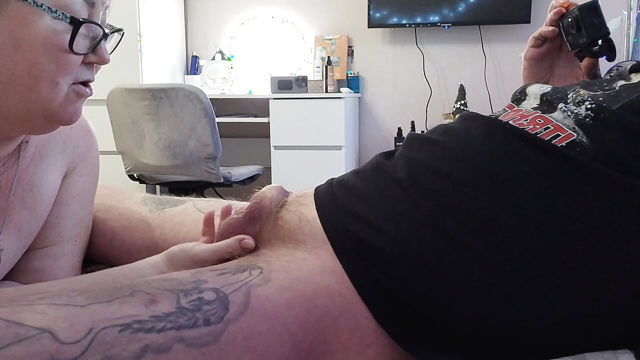 Deep blowjob from mother-in-law to cum