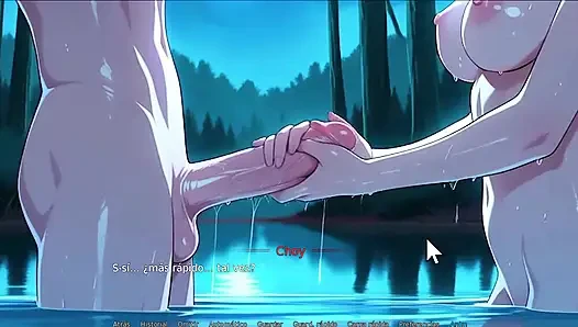 Kunoichi Tenten наслаждается сосать
