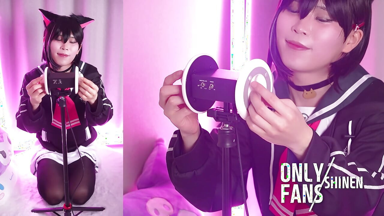 Erótico ASMR Blue Archive Kazusa Cosplay, Hentai Shemale Cosplayer, Asiática Femboy trans