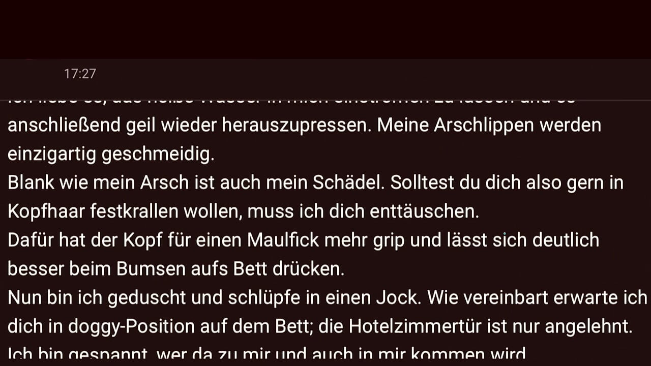 Tysk smutsig talk JOI - Dominant solo gay guide