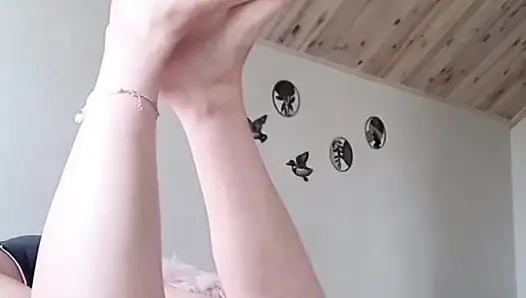 Morning Relax: Gentle Foot Fetish Close-Ups of Feet and Fingers (Foot Fetish POV)