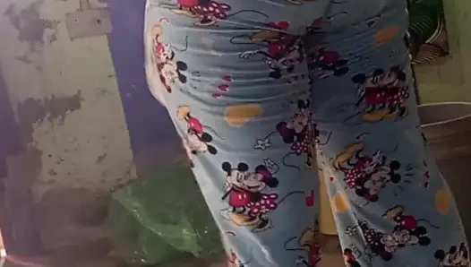 Step sister got fucked on the floor
