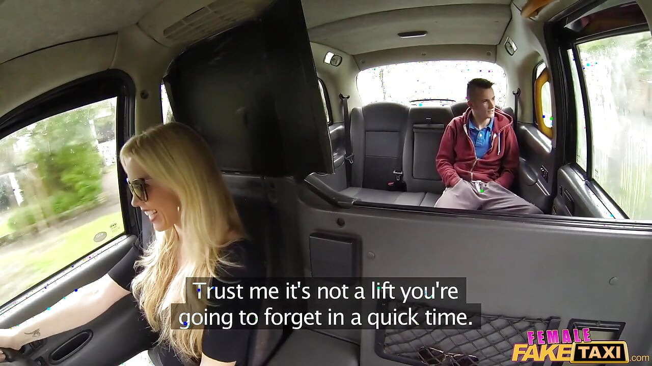 Female Fake Taxi - Feisty Driver Gives Steamy Blowjob to Naughty Student in Rebellious Car Hookup