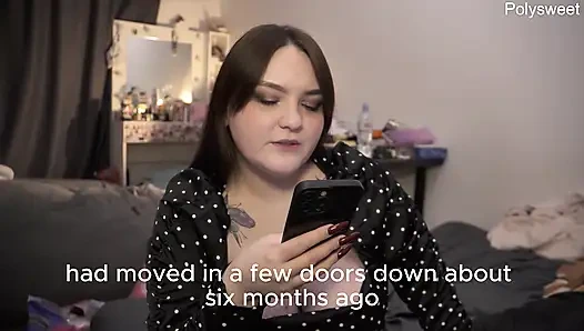 Порно истории - трах страпоном с соседкой, глотающей сперму