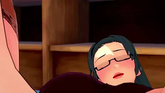 bu guru semok ini masuk kelas Hentai 3D Ahegao