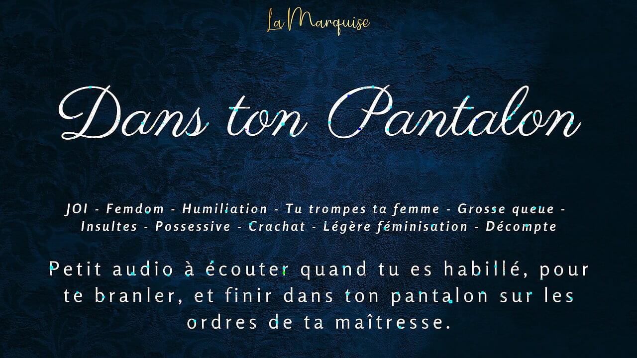[French Audio Porn] JOI to in your pants