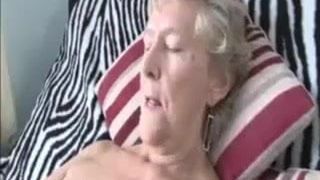 Classy  Older Granny  Strips and Plays