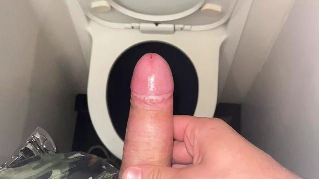 Airplane dry orgasm fail leads to big load