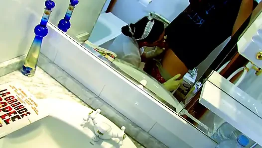 shannya fisting in the bathroom