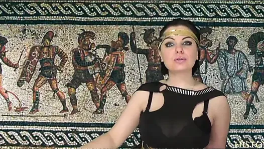 True Roman goddess sucking your cock