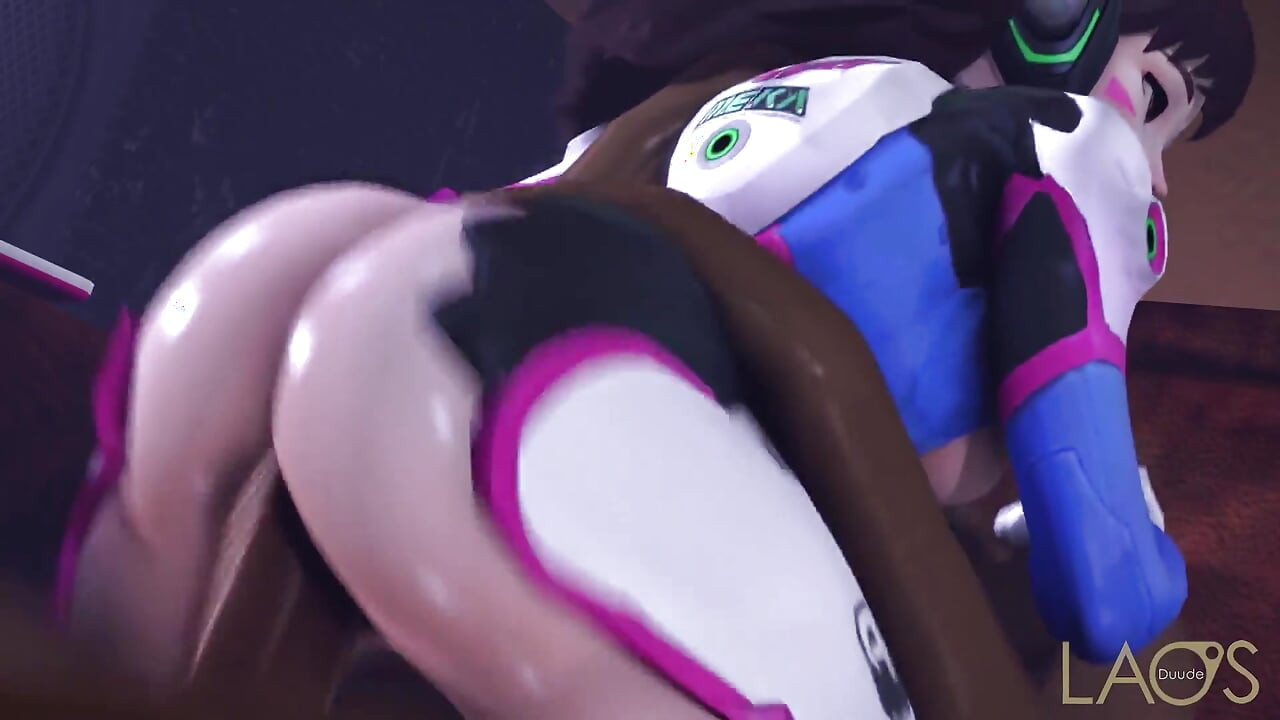 Overwatch D.va Cowgirl Riding Huge Dark Boner 2