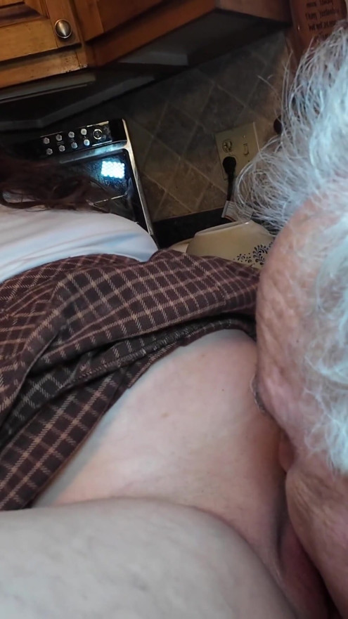Old Grandpa Repairman Fixes my Dripping Leaking Pussy with Loud Orgasm | Clip 1