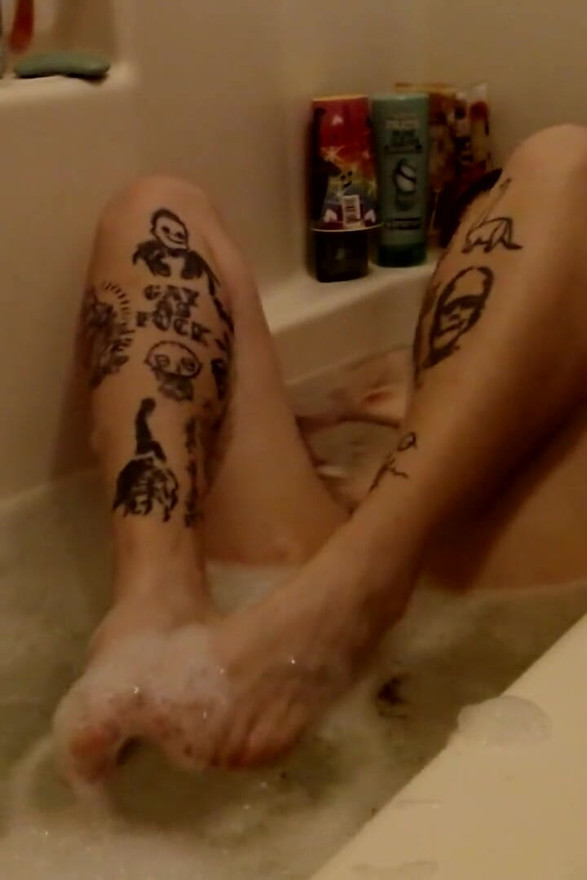 Long Toes Wet Big Feet