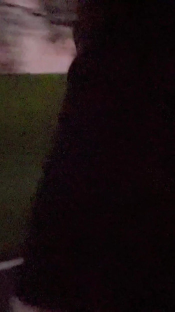 Unforgettable moment from "Straight guy heads out for evening flash at the local walking path."