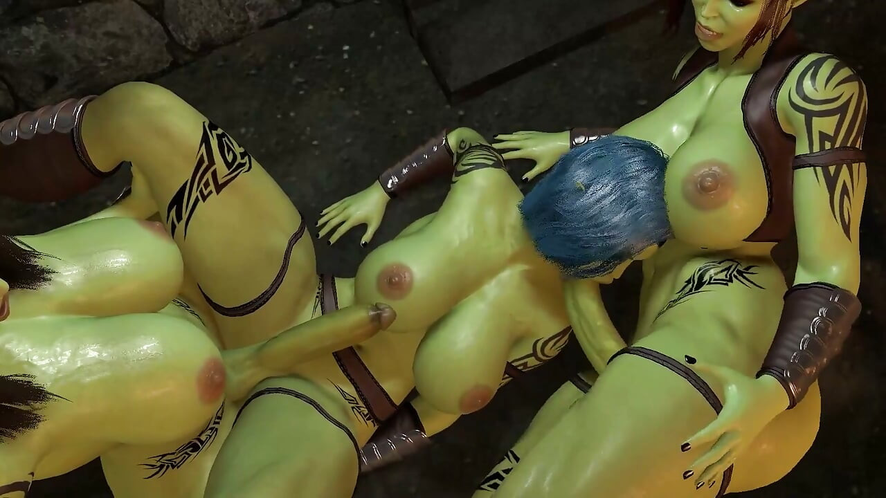 Transeksüel futa orc ile anal misyoner üçlü seks yapıyor
