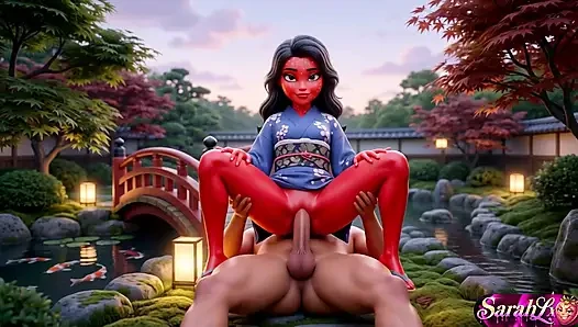 Geheime gartenromantik - AI hentai ASmr