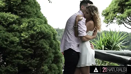 21 NATURALS - Shona River’s Curly Locks Bounce as She Takes a Massive Cock Up the Ass