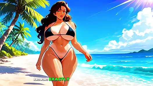 I Asked the Lifeguard for Sunscreen. He Fucked Me on the Sand Instead. - Uncensored Hentai