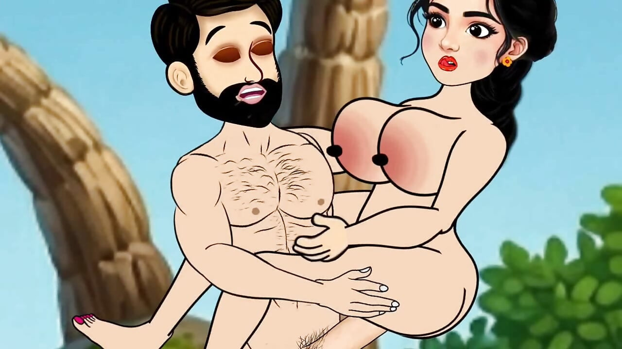The husband and wife sat in the boat and went to the sea and there the husband fucked his wife with a big penis, a beautiful wife with big boobs.