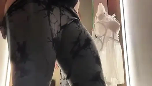 Jucielussie in police uniform and cuffs