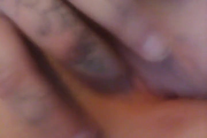 Dumb slut britt rubbing her pussy after taking