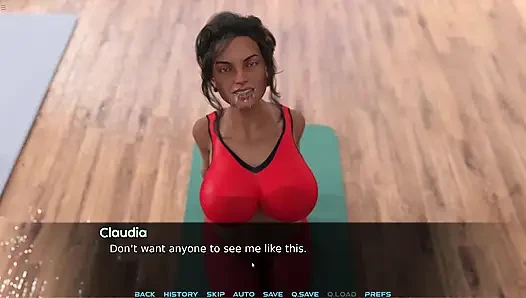 Stepmom Ask Help For Yoga But Stepson Fucks Her Mouth