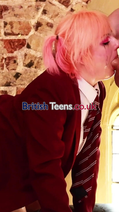 Kitty's School Uniform Blowbang