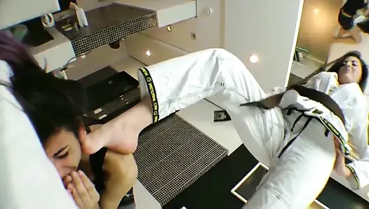 Karateka Feet Face by Pandora Cruel and Slave Pat