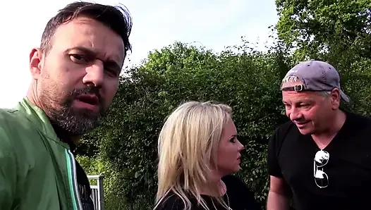 Black Monster Cock Destroys Two Wet Sluts in the Park
