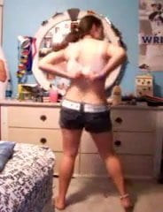 Dancing in room