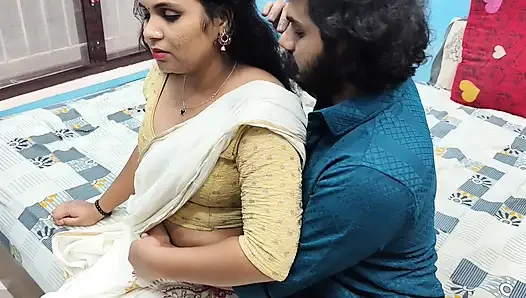 Kerala mallu couples hot first night romance with sex in kerala saree, I...