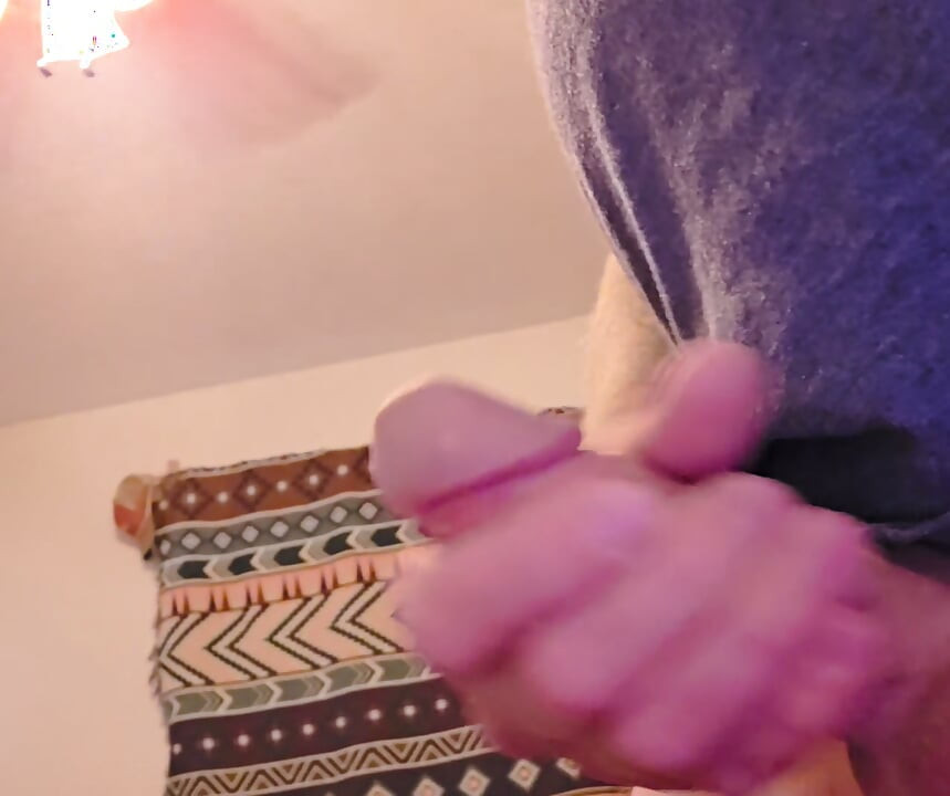 Edging big long cum