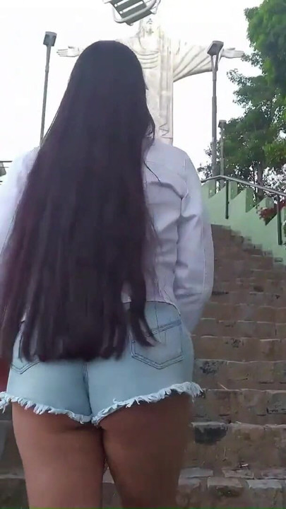 Sex in a Public Place - Couple caught having sex and exhibitionism at Christ the Redeemer | Clip 1