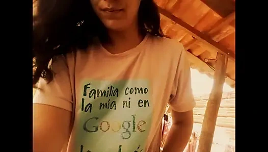 Brittany Touches Her Pussy in the Laundry Room