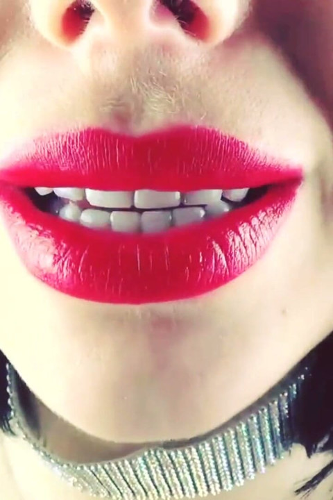 Red lipstick feminization & sissification!