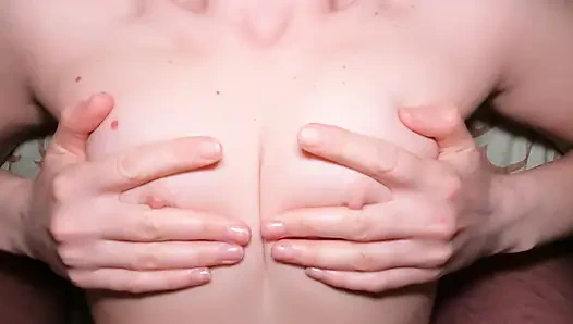 Step sister helps me cum!