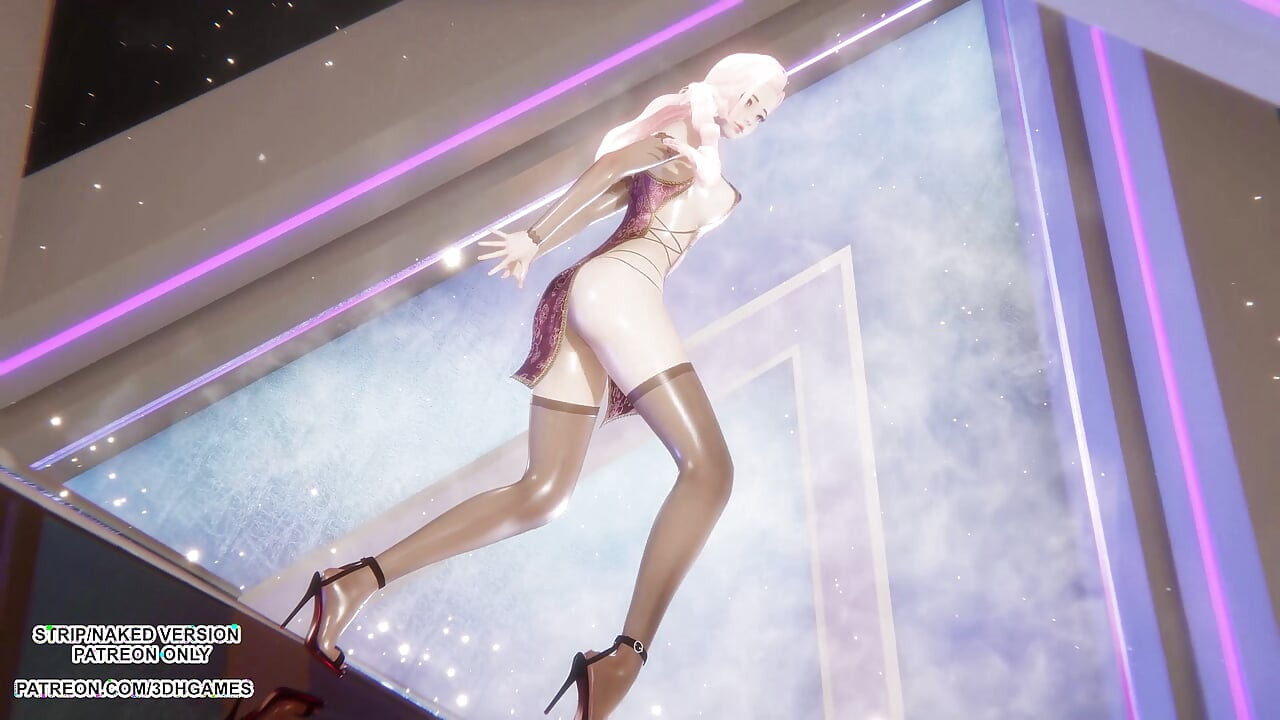 MMD MINNIE - Cherry Sky - Seraphine Sexy Kpop Dance League of Legends Hentai Necenzurirano 4K 60FPS