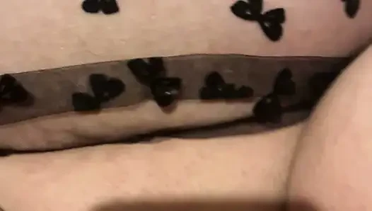 Husband stuffs my milf pussy close up